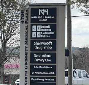 North Gwinnett Medical Plaza Signage