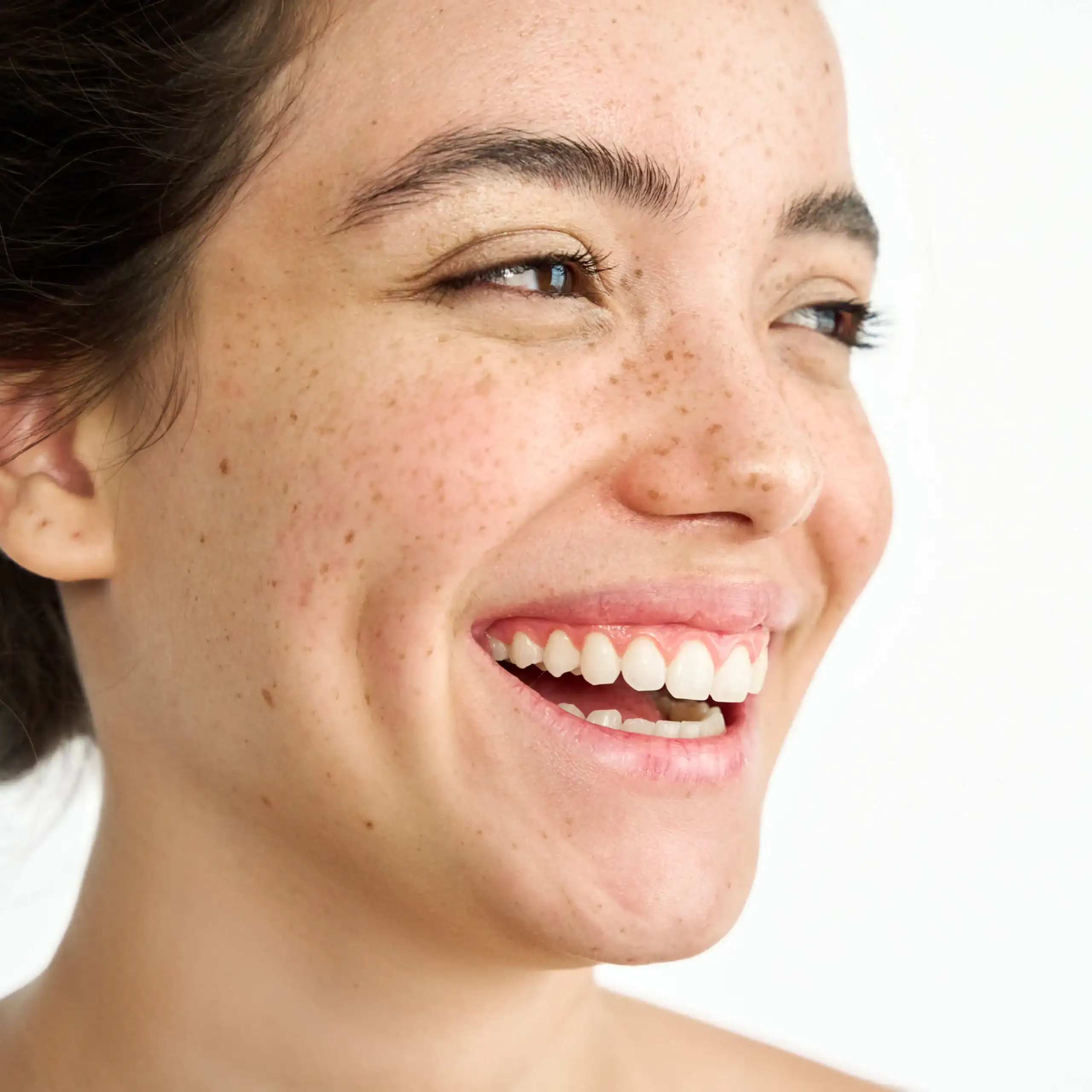 Young Hispanic woman with great skin