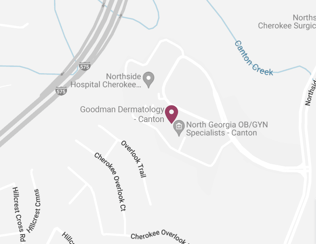 Map showing the location of Canton