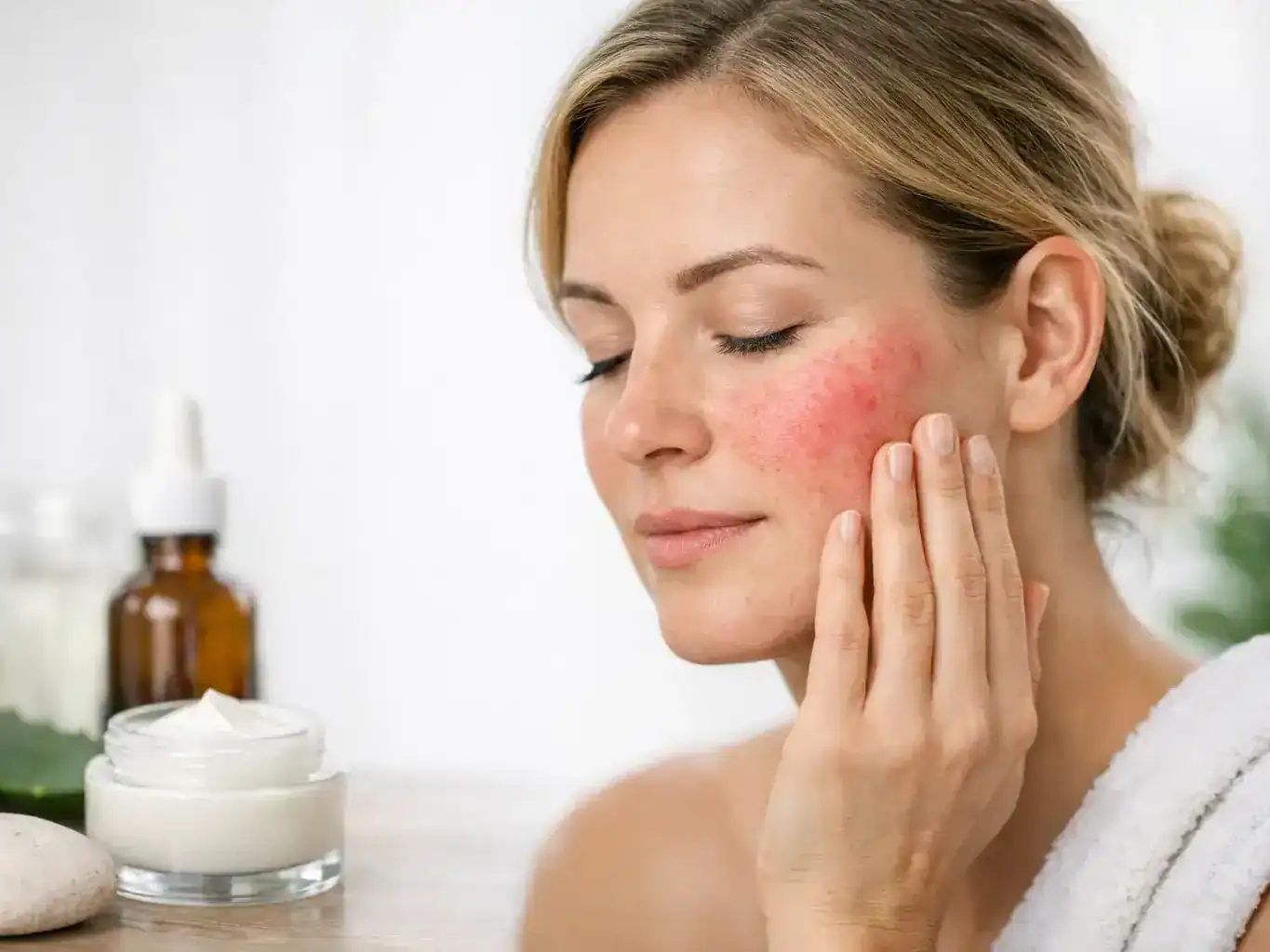 How to Calm Rosacea Redness
