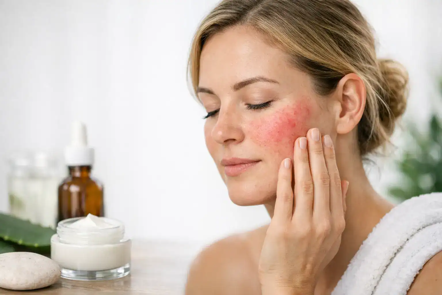 How to Calm Rosacea Redness