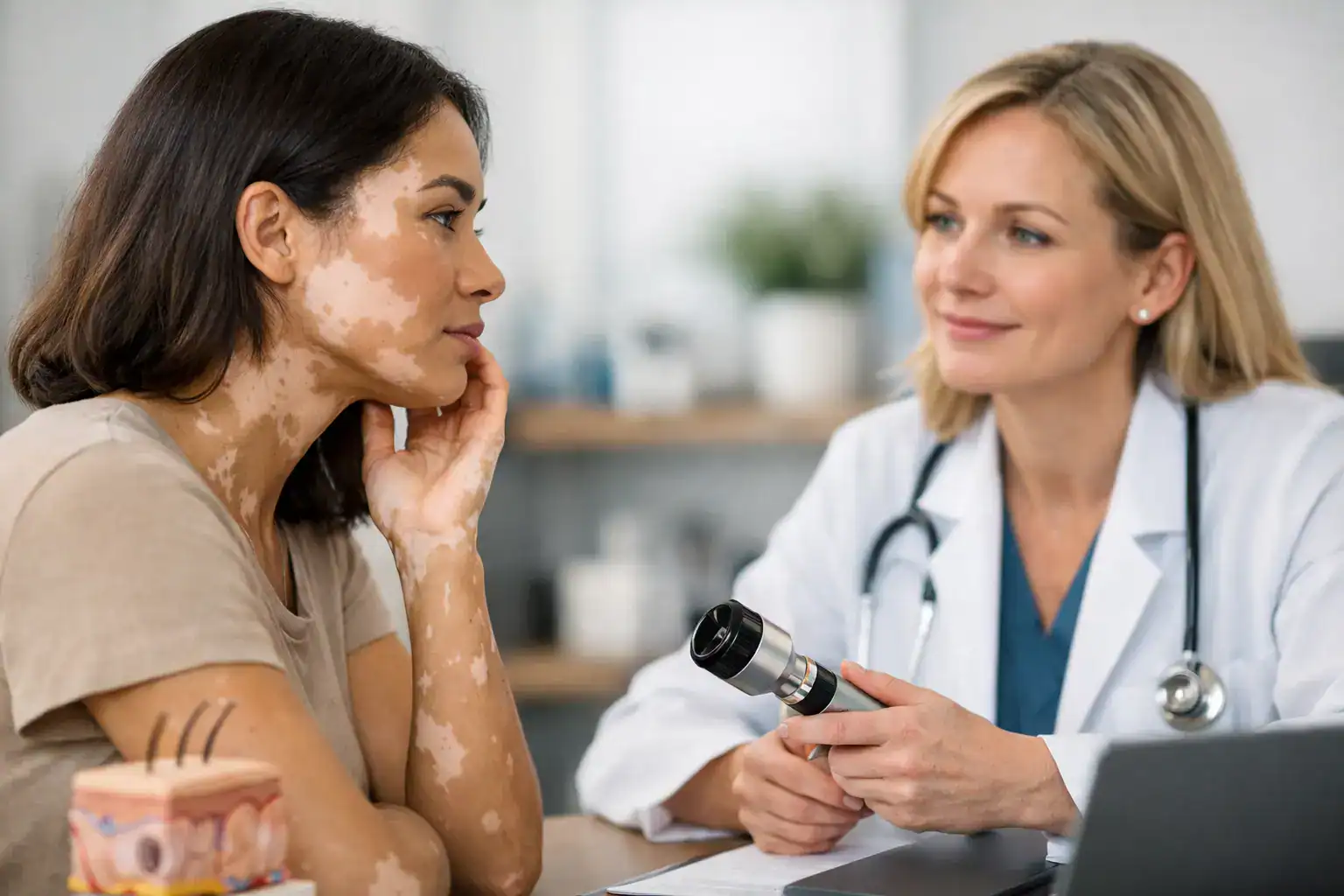 Cuándo acudir a un especialista en vitíligo