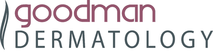 Goodman Dermatology logo vertical with no subhead