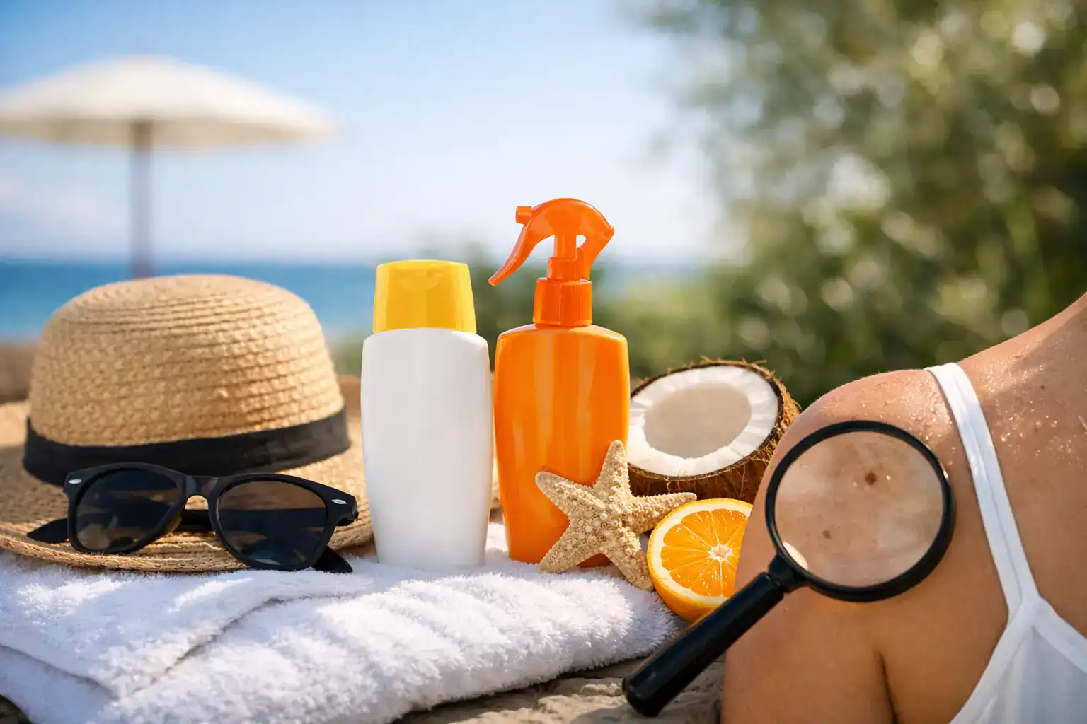 Good skin cancer prevention habits include sunscreen, skin checks and knowing when you should seek shade